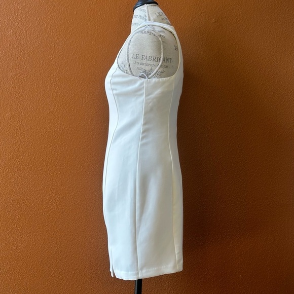 Amanda Uprichard White “Colada” Sleeveless Sheath Dress Medium New With Tags! - Picture 4 of 8